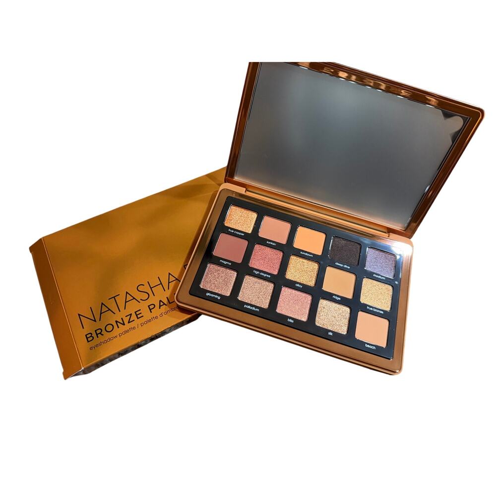 Natasha Denona‎ Bronze Eyeshadow Palette 15 Shades Warm Neutral Full Size BNIB